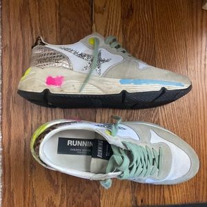 authentic Golden Goose “running” sneaker in great condition!